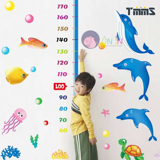 Giới thiệu về tranh dán tường đo chiều cao cho bé